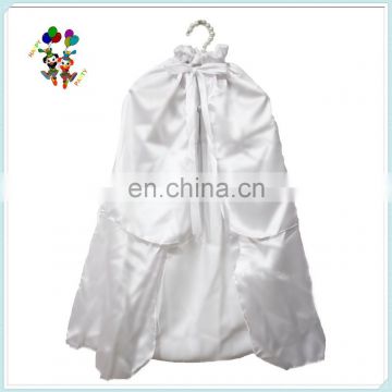 White Satin Halloween Party Costume Shawl Coat Capes HPC-0542