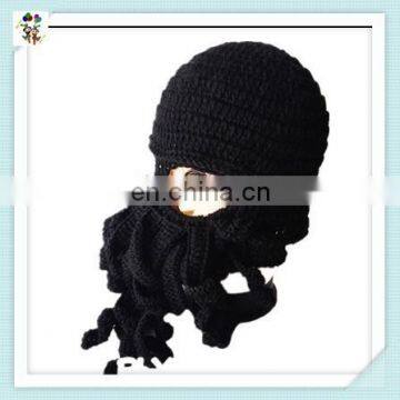Captain Caribbean Pirate Big Black Woolen Yarn Party Fake Beard HPC-0388