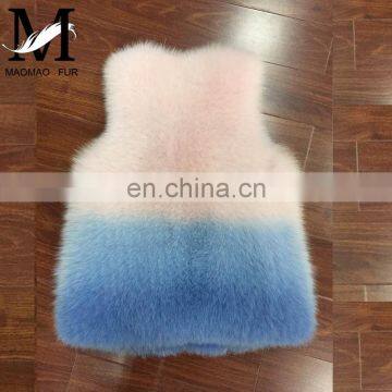 2016 Winter Top Sell Women's Gilet Fashion Luxurious Real Fur Vest photo-3