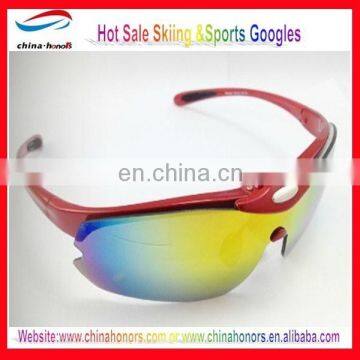 ski sport glasses /fashion ski glasses hot sale manufacturer chinahonor shanghai