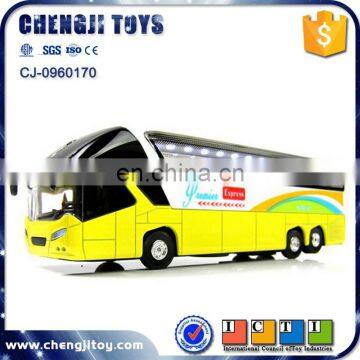 New 1:32 scale cars with right and music model bus