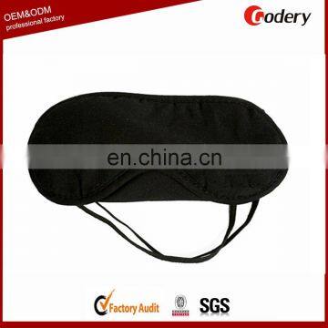 100% cotton black eye sleep mask