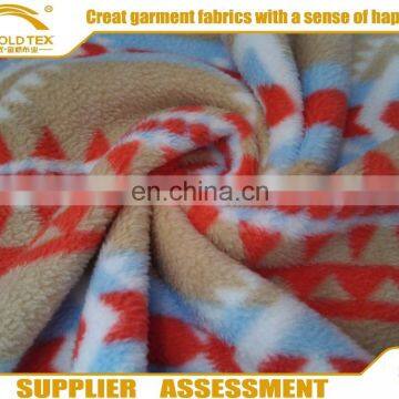 HOTSALE 100% POLYESTER PRINTED BRUSHED POLAR FLEECE