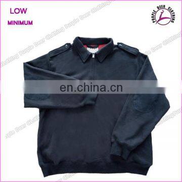 new design 2016 men knitting fabric tie neck hockey jersey sweatshirt