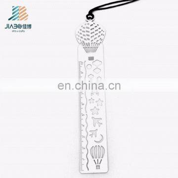 Jiabo Custom Design Exquisite Metal Souvenir Ruler Bookmark for Kids photo-2