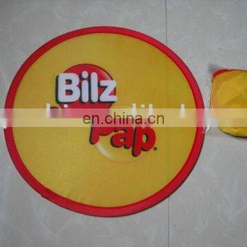 Sport flying frisbee type soft flexible frisbee