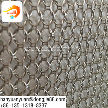 chain link ring mesh for metal curtain