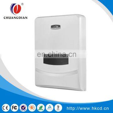 new product Ultra - thin wall mounted ABS plastic 5-fold hand towel dispenser with lock CD-8338A