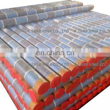 B/W/B stripe Pe tarpaulin Roll packing, made in Vietnam