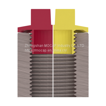 Hydraulic Gas Pneumatic Cylinder Plastic Sealing Threaded Plugs With O Ring for NPT BSP UNF Metric JIC Threads photo-3