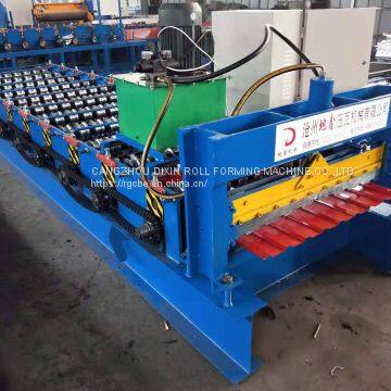 Color Sheet Trapezoidal Cold Roll Forming Machine photo-5