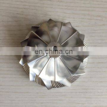 GTX3582 61.34/82.00mm 11+0 blades turbocharger milling/aluminum 2618 /billet compressor wheel