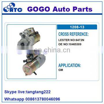 6472N 12v Starter Motor for GM OEM 10465309 10465385 10465375