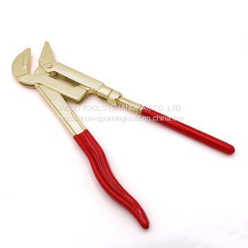 WEDO Non Sparking Aluminium Bronze DIN5234 Water Pump Pliers, Swedish Type 45° photo-2