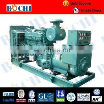 Turbocharged Electric Start Water Cooled Marine Diesel Generator Set photo-2