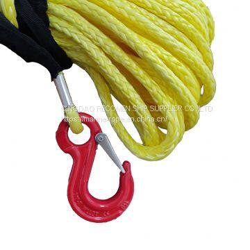 Recomen high Strength 30kn capacity electric rope  winch rope hand winch wite rope winch