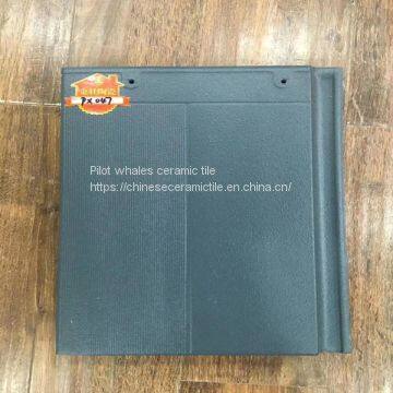 Gray Color Water Proof Clay Material Flat Roofing Tiles Lightweight For House