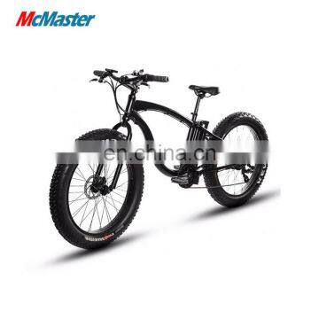26" Electric Bicycle With 36V Lithium Battery High Mileage Fat Tire Mountain E-Bike BEBFR26CM photo-4