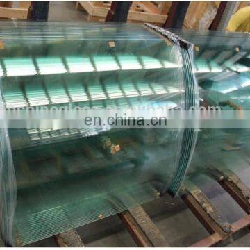 Silk Screen Printed Black 5mm Curve Tempered Glass