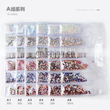 AB Color Nail Art Rhinestone For Nails Decorations Crystals Charms Partition