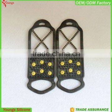 2016 eco-friendly Silicone ruber 6-stud ice grips 6 spike ice grips