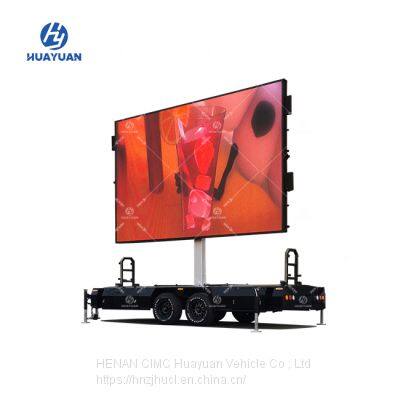 P5 LED screen advertising trailer