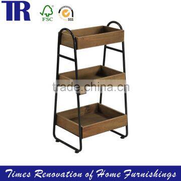 Wood Storage Shelf,Three Layer Storage Shelf,Desktop Storage Shelf