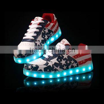 low cost kids canvas shoes with light,2016 most popular adult trainers with lights,light up shoes for adults