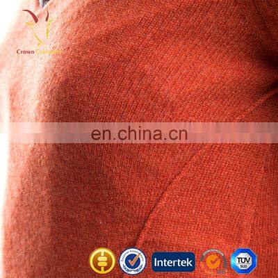 Корейский стиль. Женский вязаный пуловер из кашемерной шерсти с открытым вырезом на груди photo-4