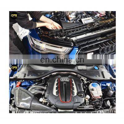 Higher Intake Efficiency Car Accessories Carbon Fiber Automotive Parts For AUDI RS6 Modified Intake Kit