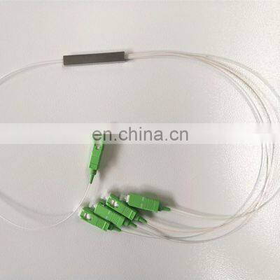 Support Customizaiton Service Splitter Plc sc Apc Fiber Optic Splitter Sc/apc 1x4 0.9mm Diameter 1m Length Plastic Package photo-4