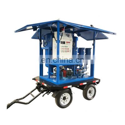 Mobile Type Transformer Oil Separator/Oil Cleaning Machine/Oil Recycling Equipment with Weather Proof Enclosure