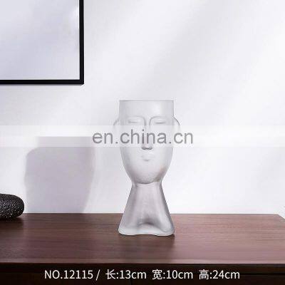 European Style Decorative Vases Transparent Glass Flower Tall For Weddings Decor Luxury photo-3