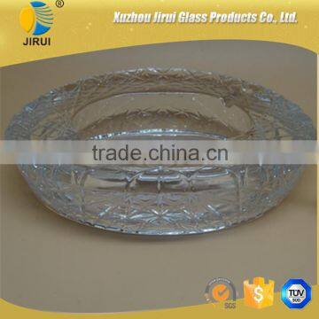 Unique Engraved Crystal Glass Ashtray photo-3