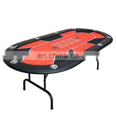 Premium Quality Professional Home Wholesale Gaming Small Texas Casino Foldable Poker Table