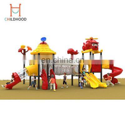 Aircraft series large commercial outdoor children kids playground slide