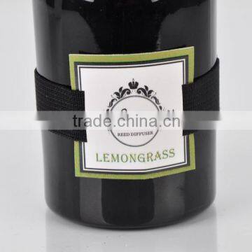 200ml Home fragrance Aroma Reed Diffuser with black glass bottle SA-2152