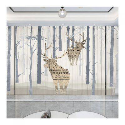 House Decoration 3D Wall Mural Flowers Wall Stickers Tv Background Vinyl Wallpapers Drop Ship photo-4