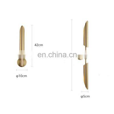 Luxury Living Room Background Bedroom Metal Material Creative Wall Bedroom Lamp For Lighting Decoration