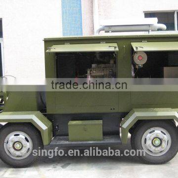 40KW Tailer Type Magneticl Power Diesel Generators With CE Certification and 1103A-33TG1 Engine for Sale photo-3