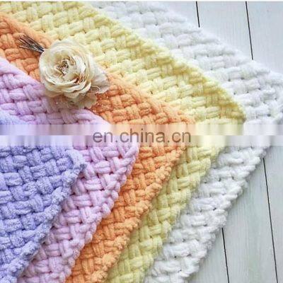 Hot Sell High Quality Finger Loop Fancy Crochet Yarn Twister Cotton Fancy Acrylic Knitting Yarn For Crochet Blanket