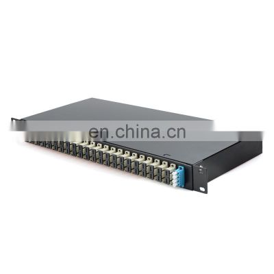 1U 48 port SC duplex LC rack mount ODF optical fiber optic distribution panel