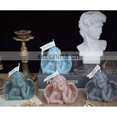 Angel scented candle wholesale romantic new style hand gift soybean wax decorative scented candles set gift box