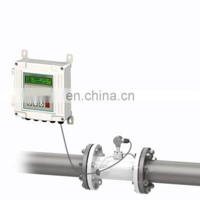 Taijia TUF-2000SW industrial clamp on water flow meter high temperature wall mounted ultrasonic flow meter