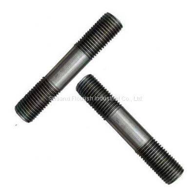Carbon Steel Double Ended Stud Bolts Rough Pole Clamping Type Coarse Teeth photo-2