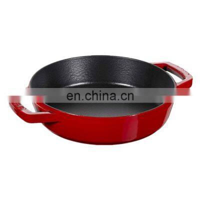 Big Steak 10 Inch Mini Wholesale Double Handle Light Weight Pre-seasoned Cast Iron Skillet photo-2