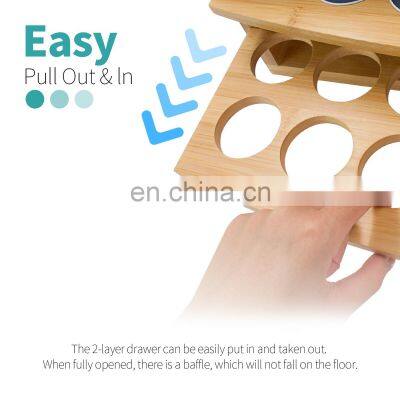 Natural Bamboo Material Coffee Capsule Holder Coffee Filter Holder For Wholesale photo-5
