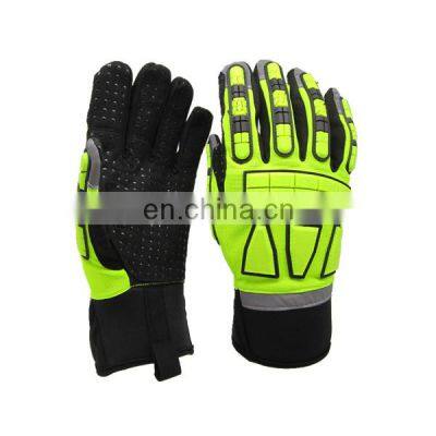 Finger Protector Personal Protective Equipment Oil And Gas Mining Impact Working Safety Gloves