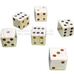 Outdoor wood Garden yard dice game set