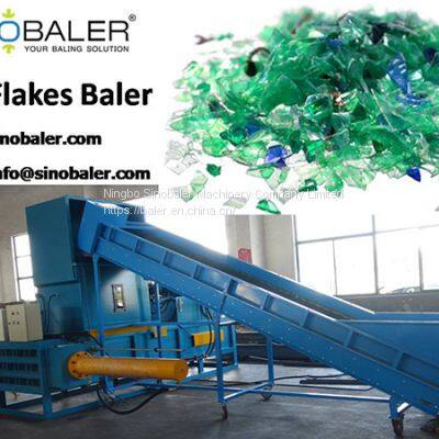 PET Flakes Baler Machine